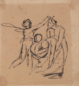 Sørgegruppe af George Romney